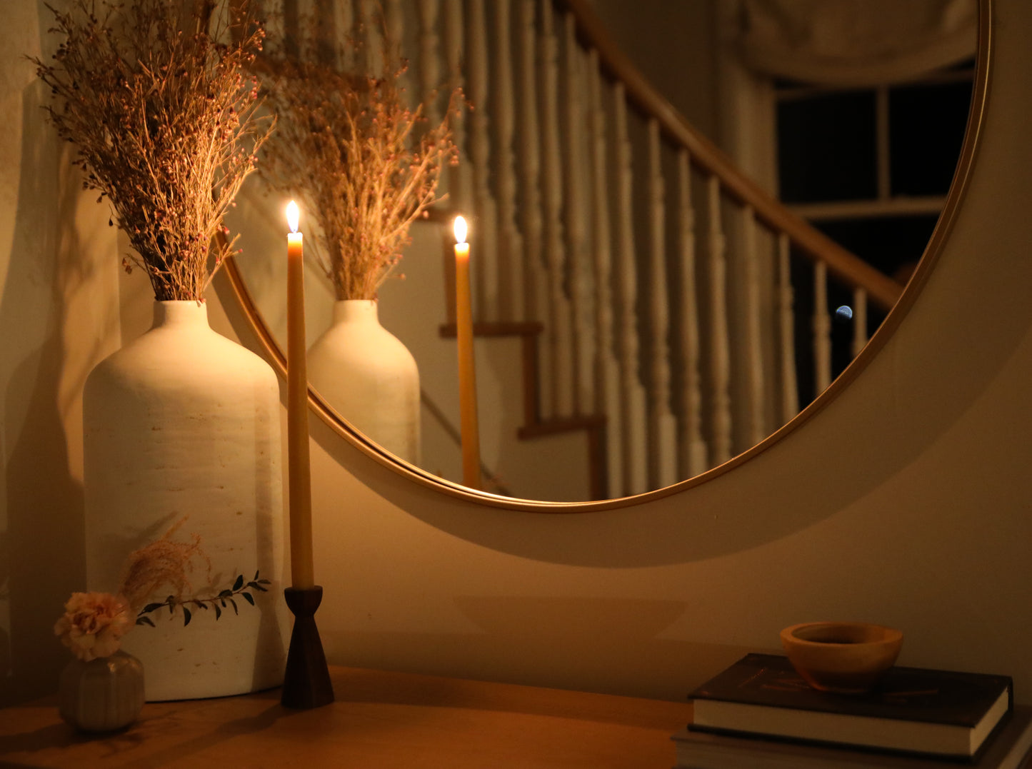 Common Beeswax Taper Candle