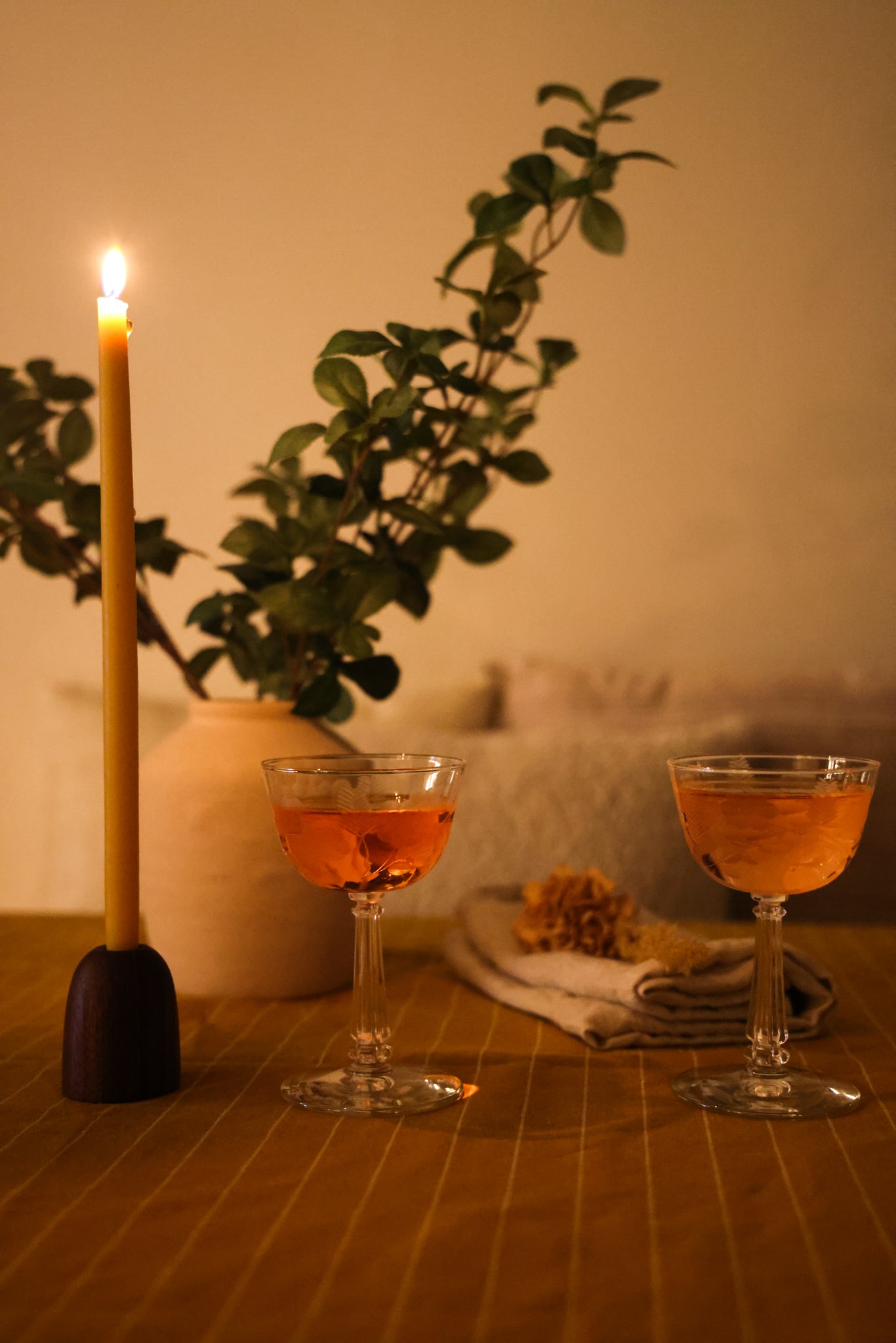 Companion Beeswax Taper Candle